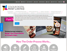 Tablet Screenshot of colourdigitalprint.com